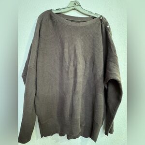 Simply Vera Vera Wang Taupe Knit Top
